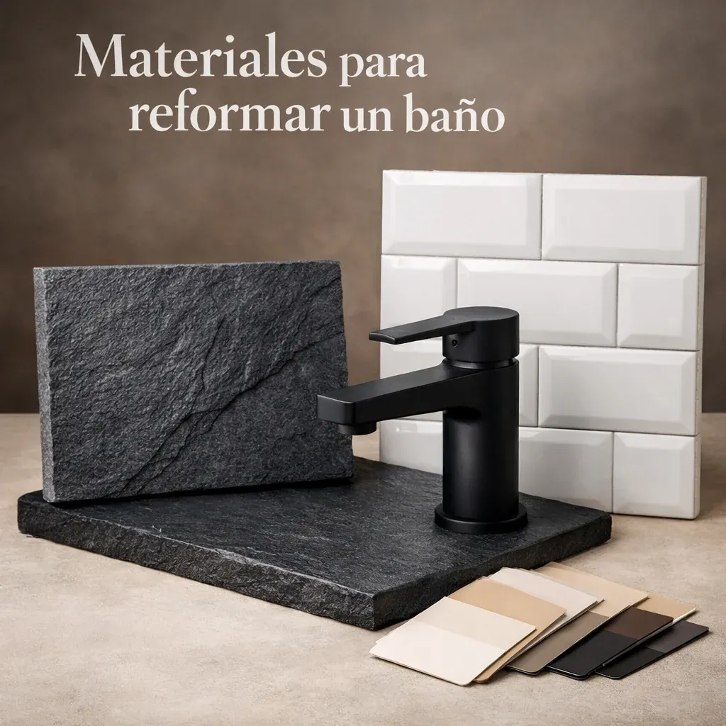 materiales para reformar un baño